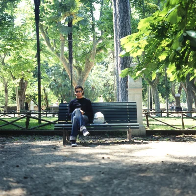 Parkbench Villa Borghese